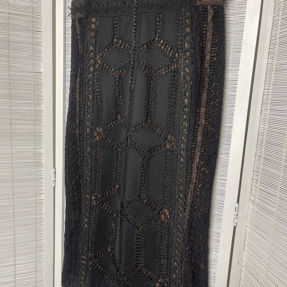 Byron Lars Ruth Column Dress White Black Size 2P New with Tags - Picture 3 of 8